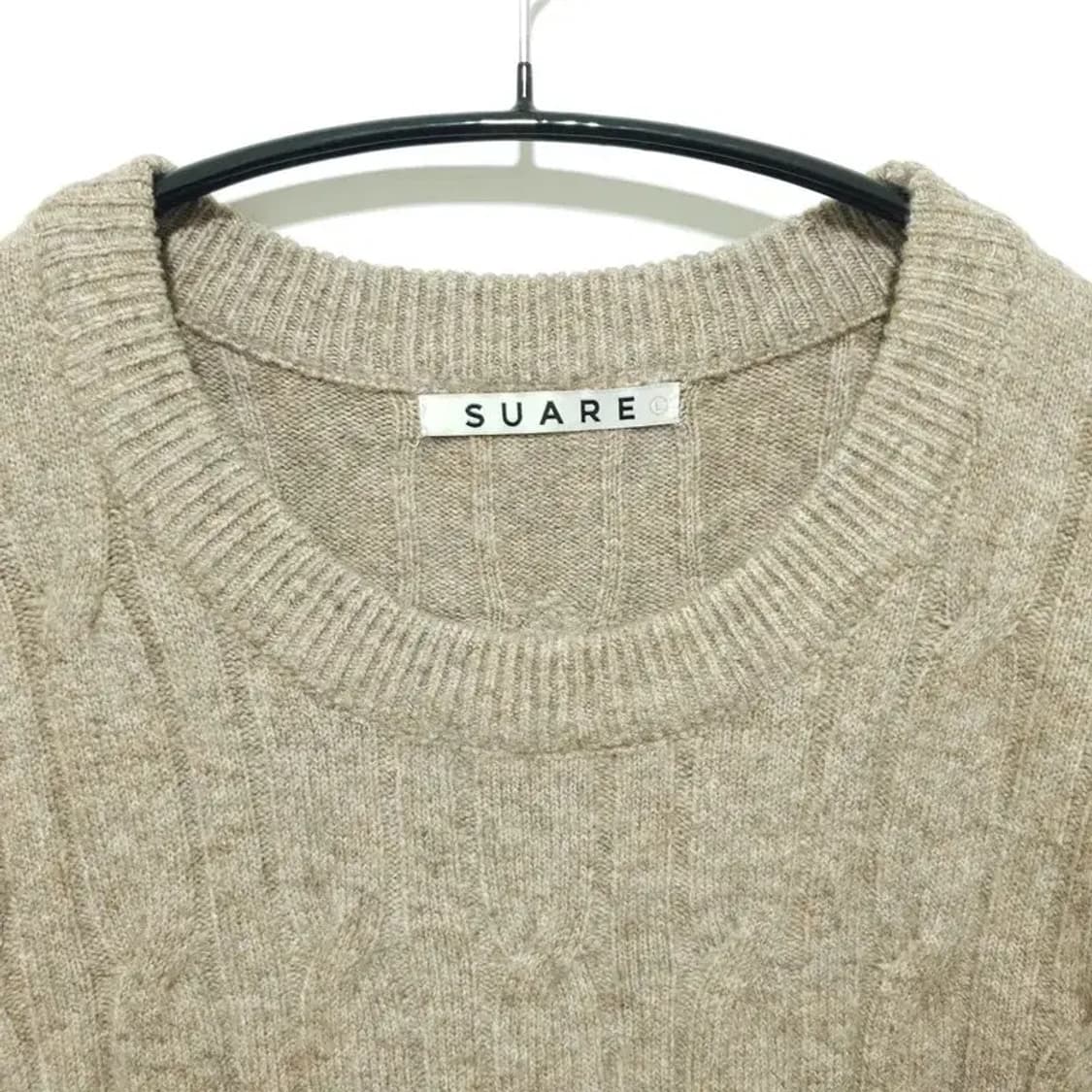 수아레 라운드넥 케이블 니트 L_M1522 상품이미지2