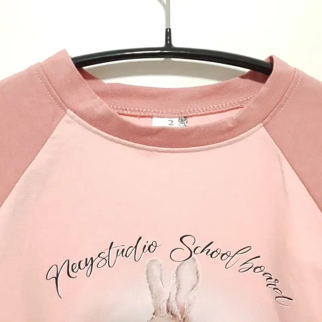 프린팅 래글런 크롭 긴팔 F_M1554 상품이미지2