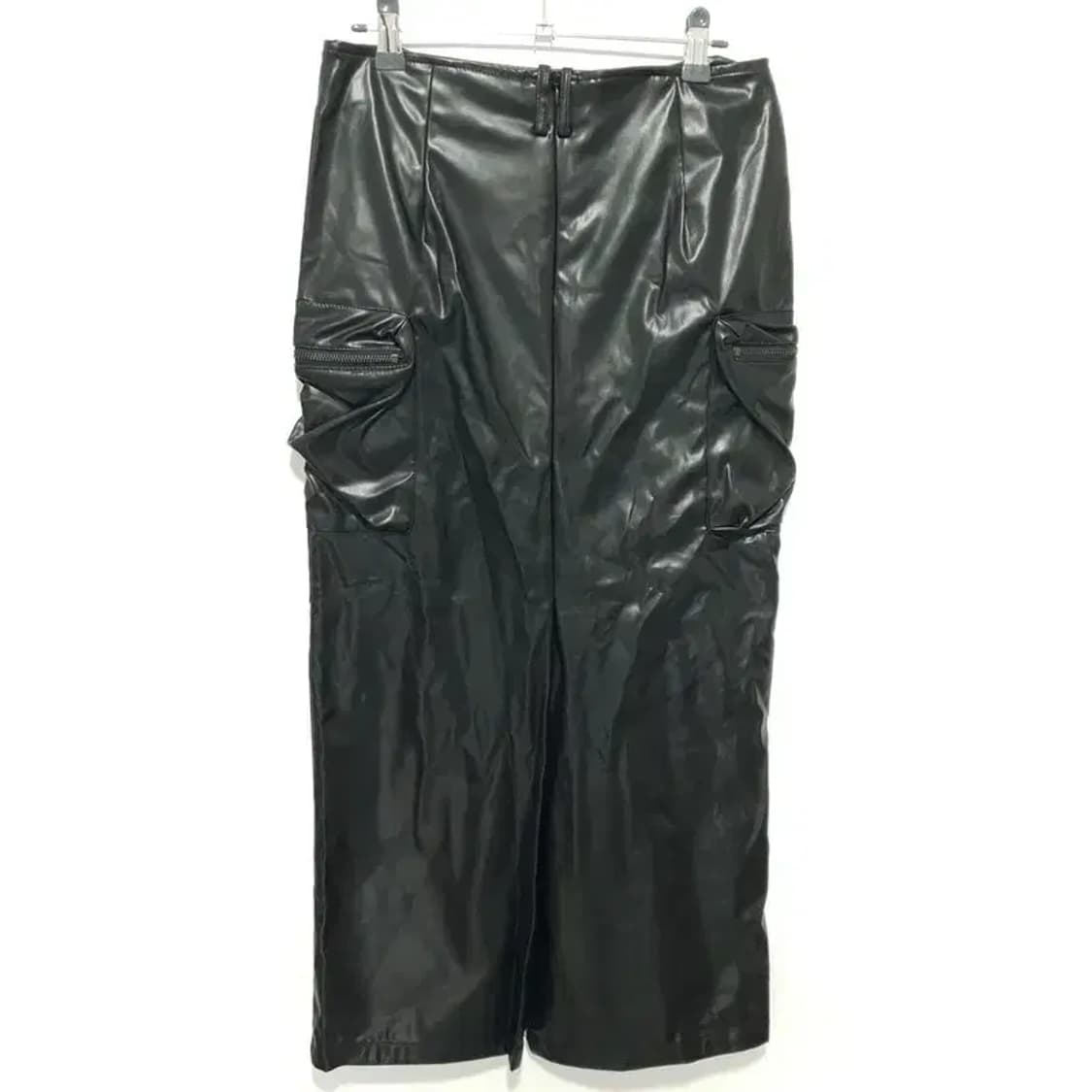 보헤미안서울 투 포켓 레더 맥시 스커트 S_M1555 상품이미지5