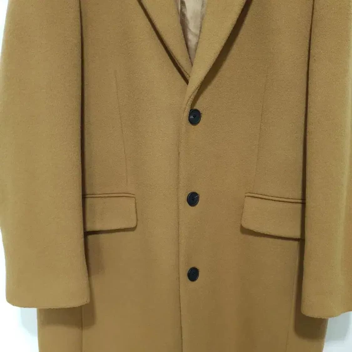 무탠다드 대디 숄더 싱글 롱 코트 XL_W0361 상품이미지3