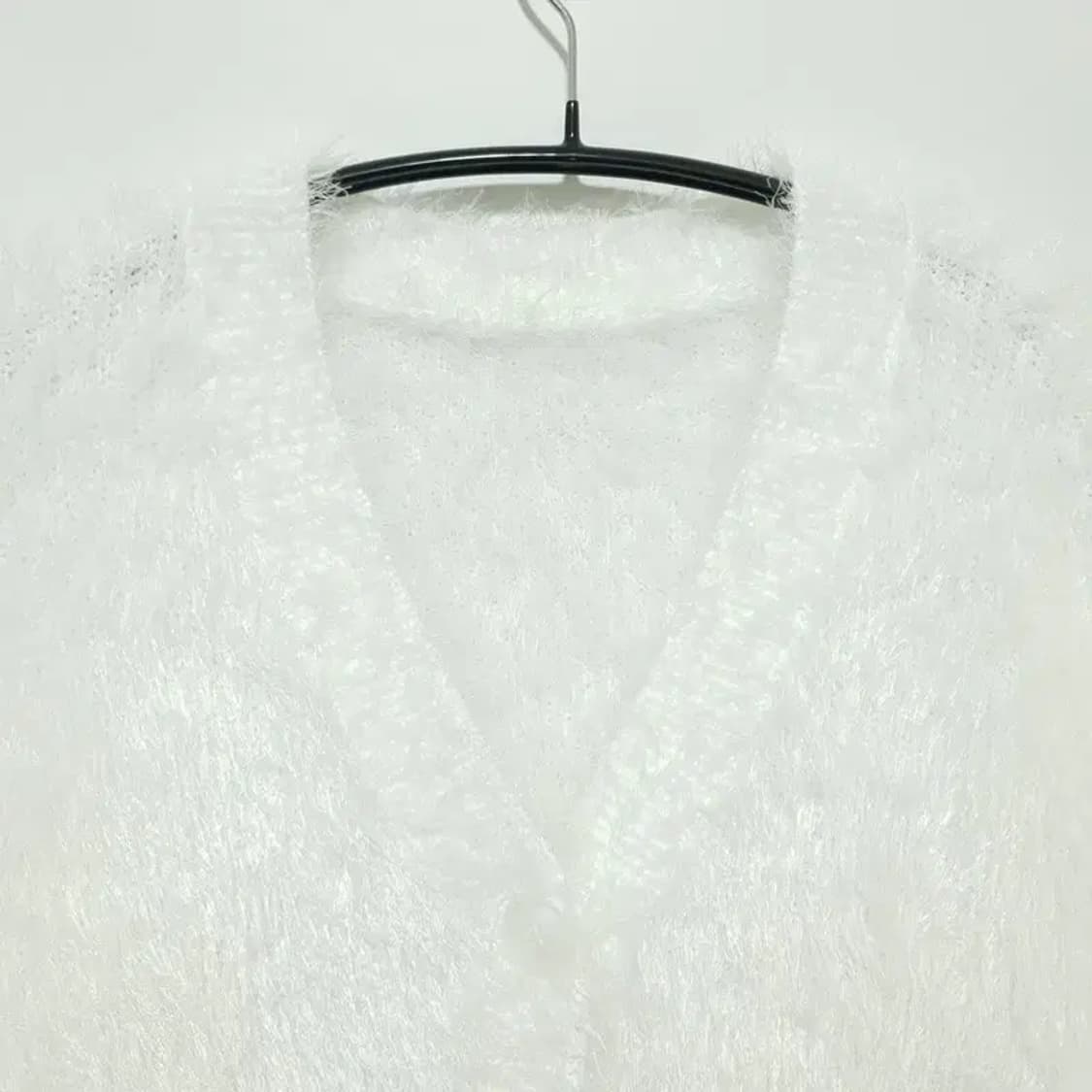 여성 앙고라 퍼 니트 가디건 F_W0362 상품이미지2