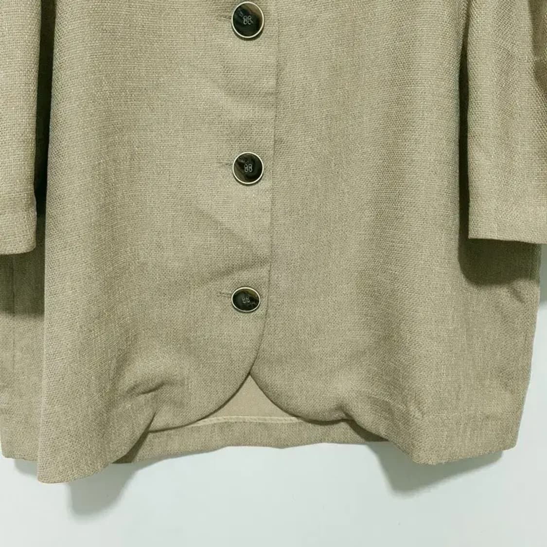 에잇세컨즈 노카라 반소매 자켓 M_S1398 상품이미지3