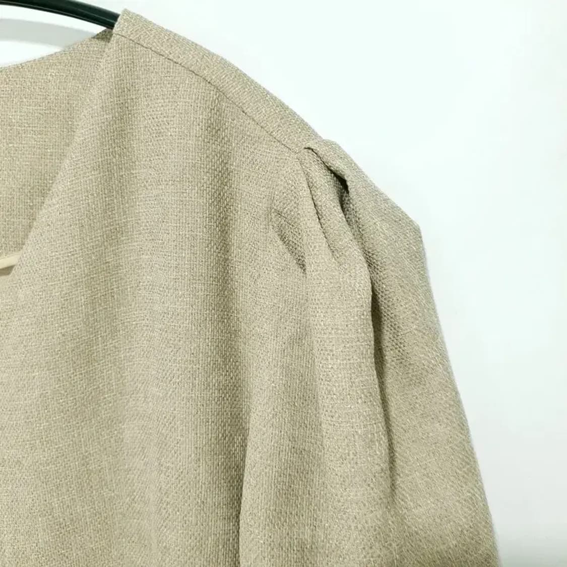 에잇세컨즈 노카라 반소매 자켓 M_S1398 상품이미지4