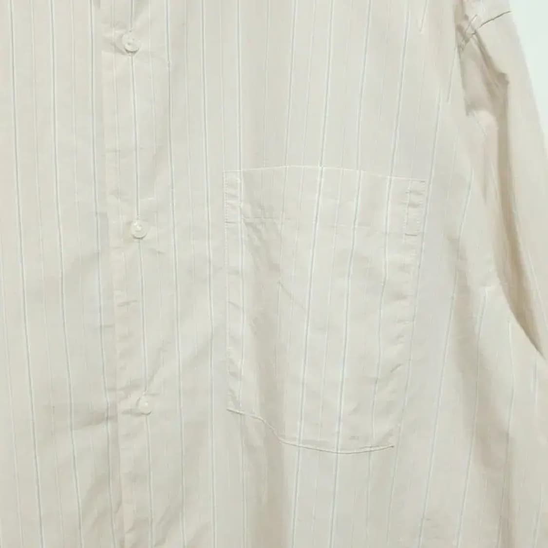 유니클로 C 스트라이프 오버사이즈 셔츠 M_M1567 상품이미지3