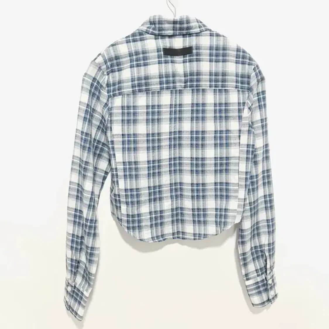 어반드레스 체크 크롭 셔츠 S_M1573 상품이미지5