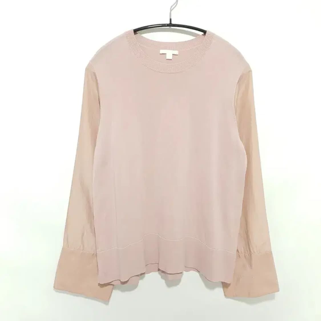 코스 배색 실크 니트 M_M1575 상품이미지1