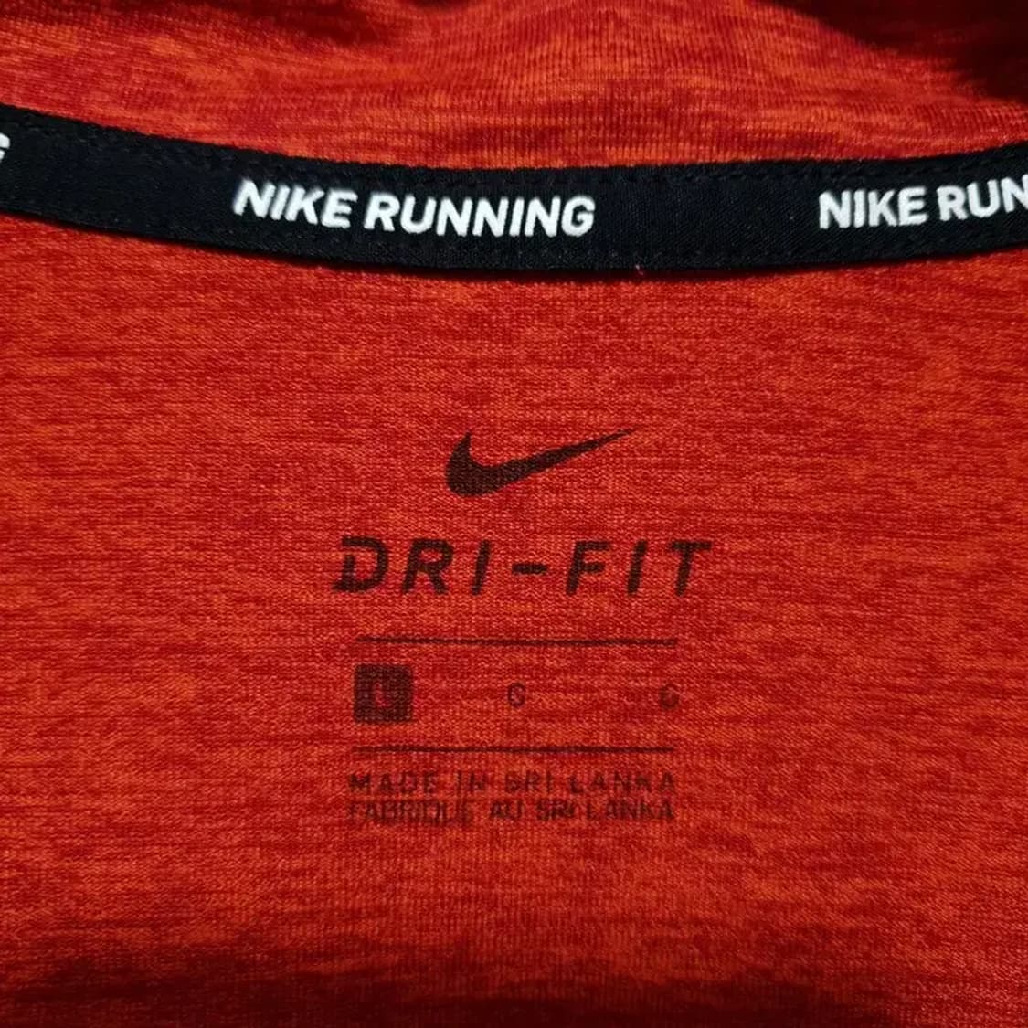 나이키 여성 런닝 기능성 반집업 핑거홀 긴팔 L 90_M1576 상품이미지5
