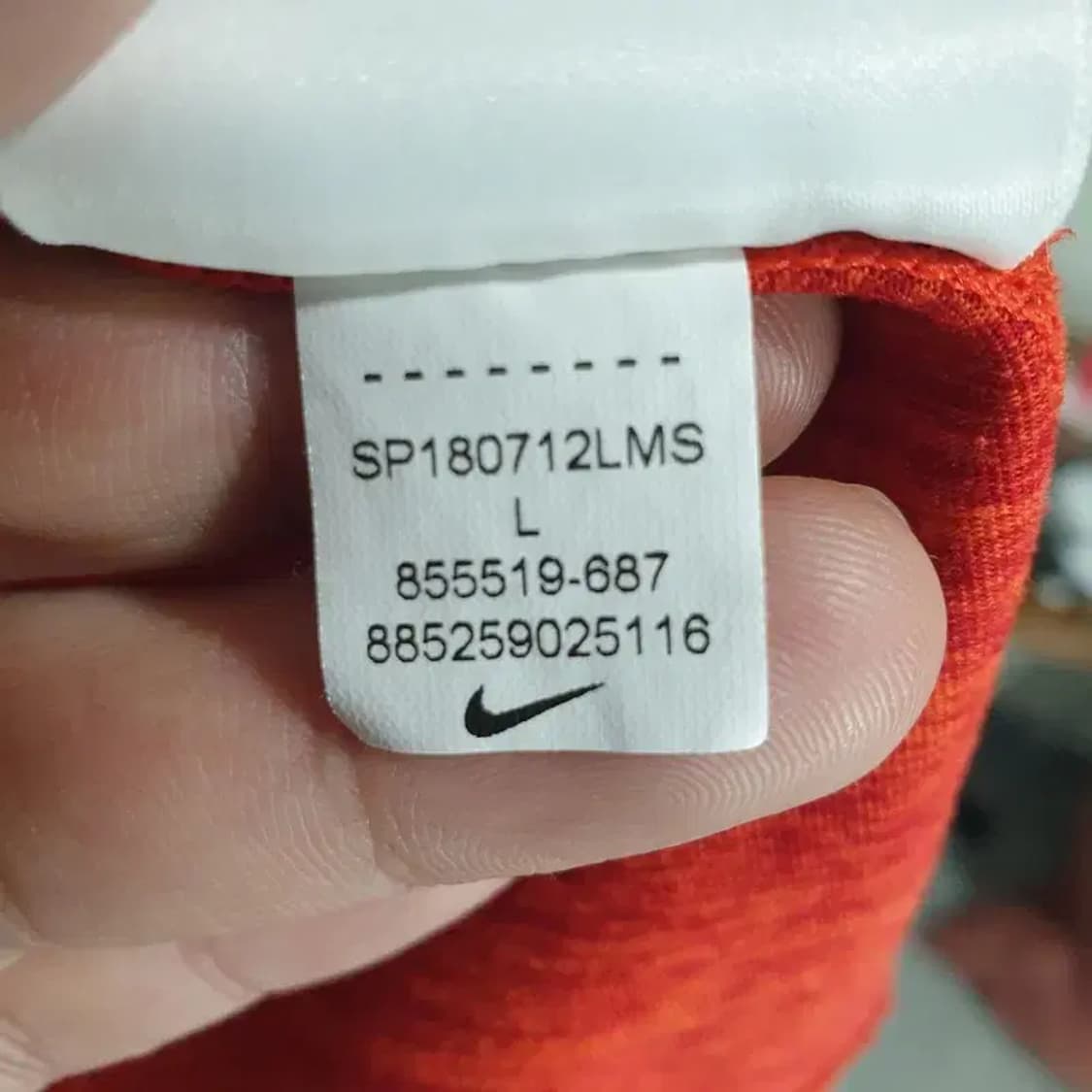 나이키 여성 런닝 기능성 반집업 핑거홀 긴팔 L 90_M1576 상품이미지7