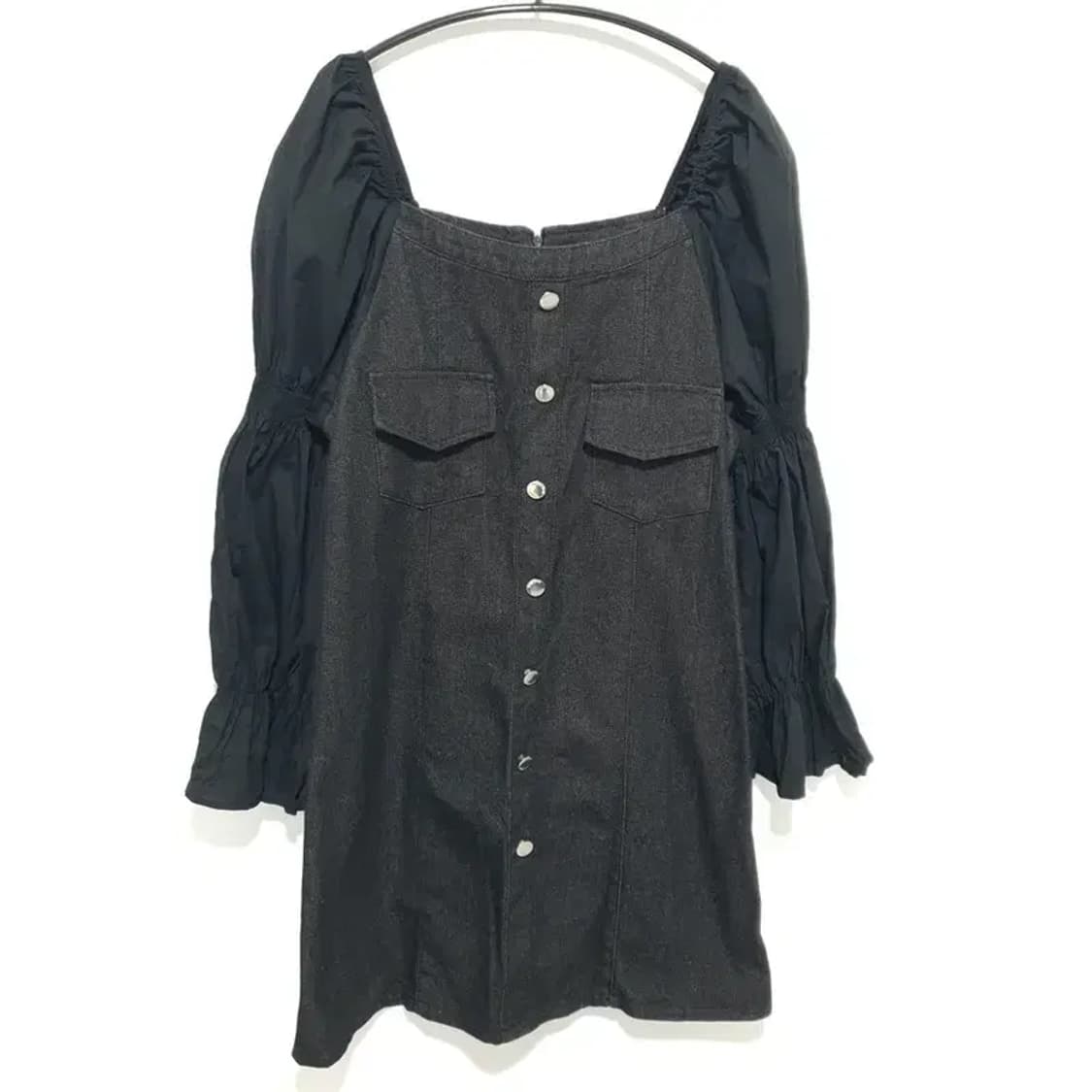 코코앤유 오프숄더 데님 원피스 1_M1577 상품이미지1