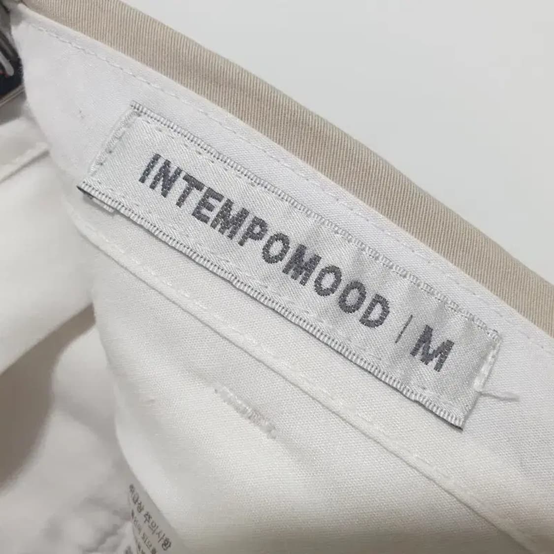 인템포무드 원턱 코튼 버뮤다 팬츠 M_S1413 상품이미지4