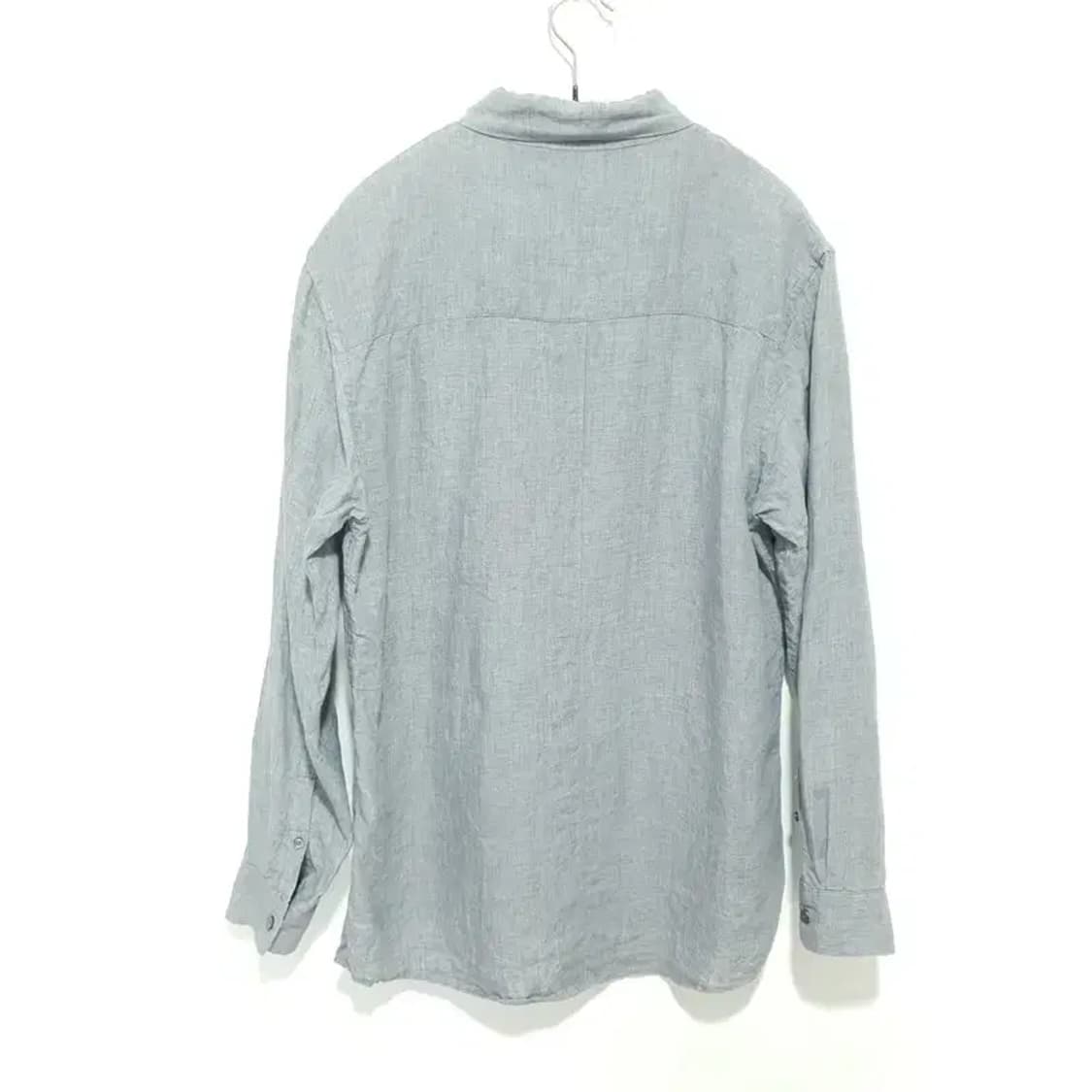 타임 옴므 오픈 카라 린넨 셔츠 95_M1568 상품이미지4