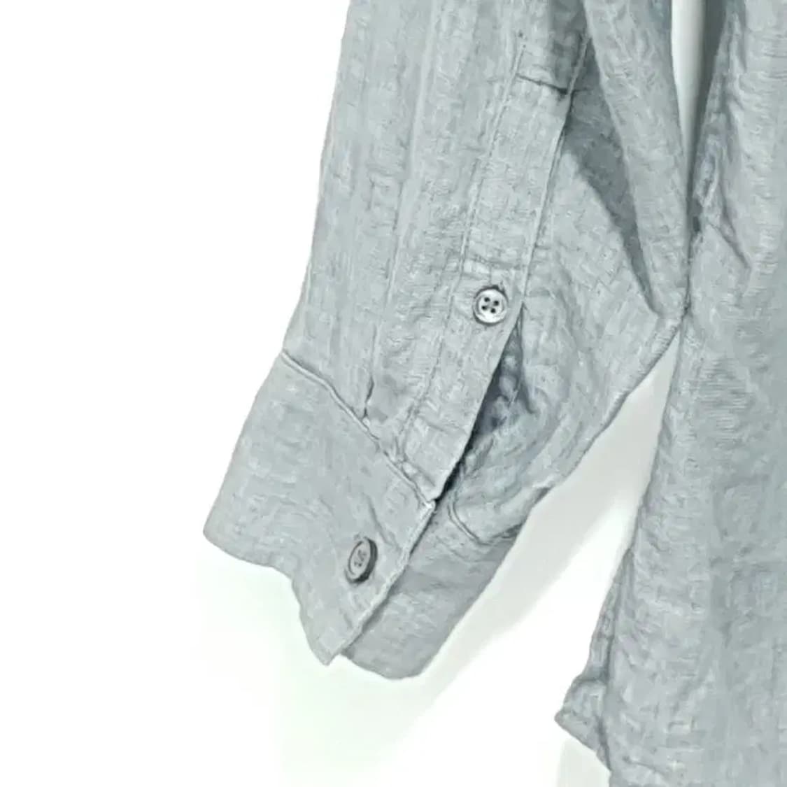 타임 옴므 오픈 카라 린넨 셔츠 95_M1568 상품이미지5