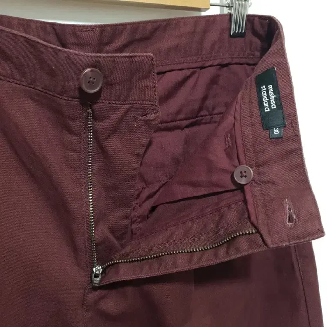 무탠다드 원턱 레귤러핏 치노 팬츠 30_M1582 상품이미지5