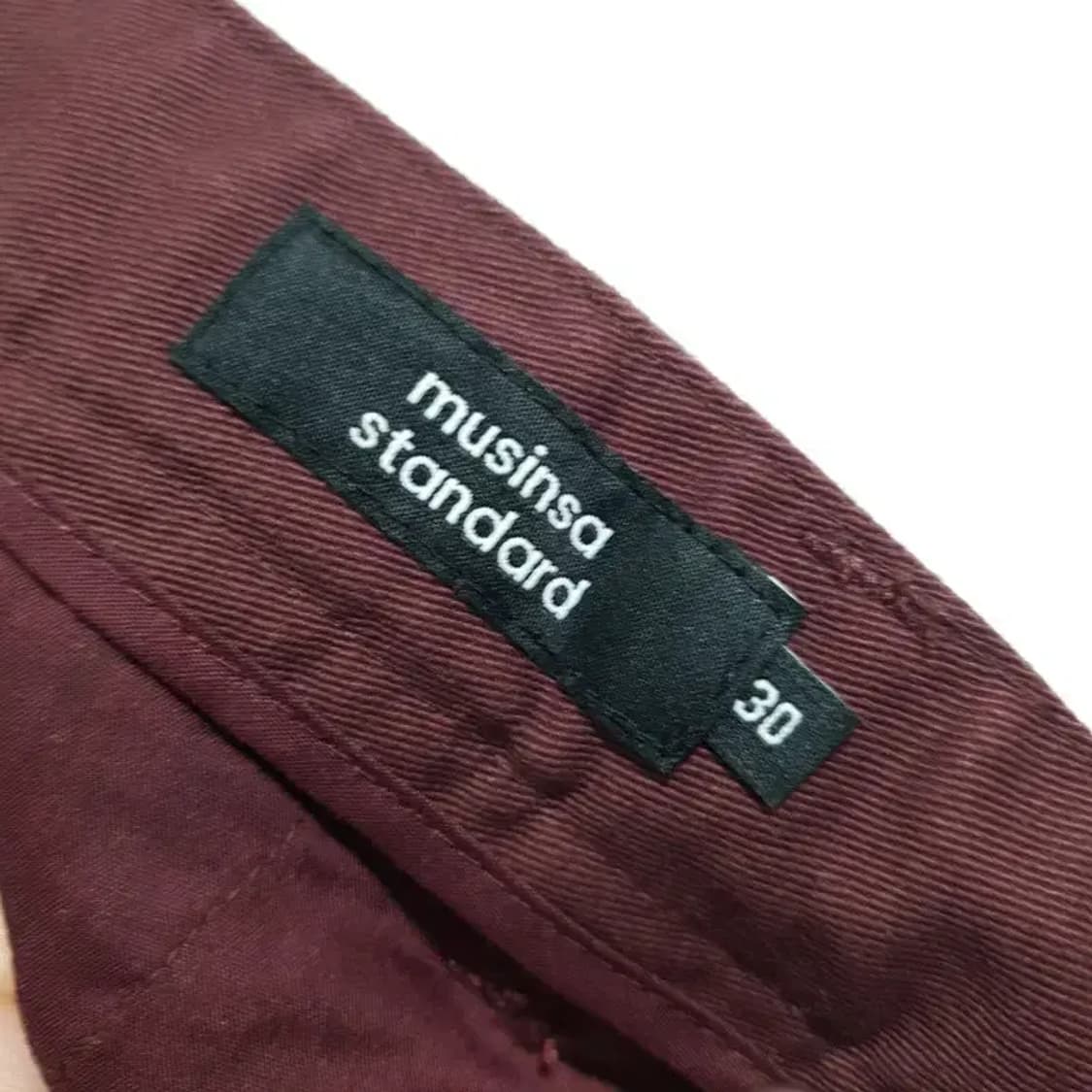 무탠다드 원턱 레귤러핏 치노 팬츠 30_M1582 상품이미지6