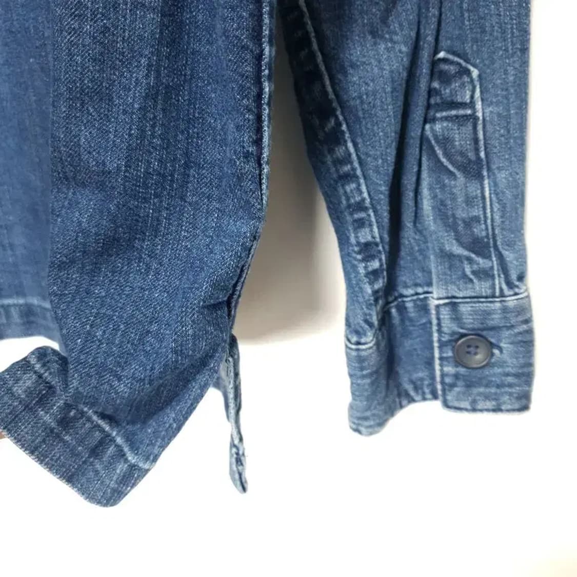 에잇세컨즈 남성 내추럴 워싱 데님 셔츠 자켓 M_M1563 상품이미지6