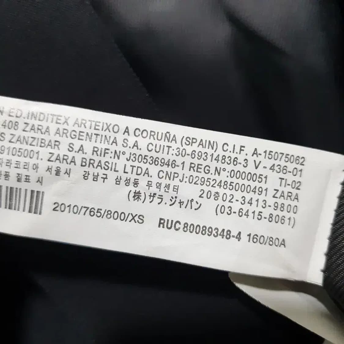 자라 크롭 자켓 XS_M1594 상품이미지7