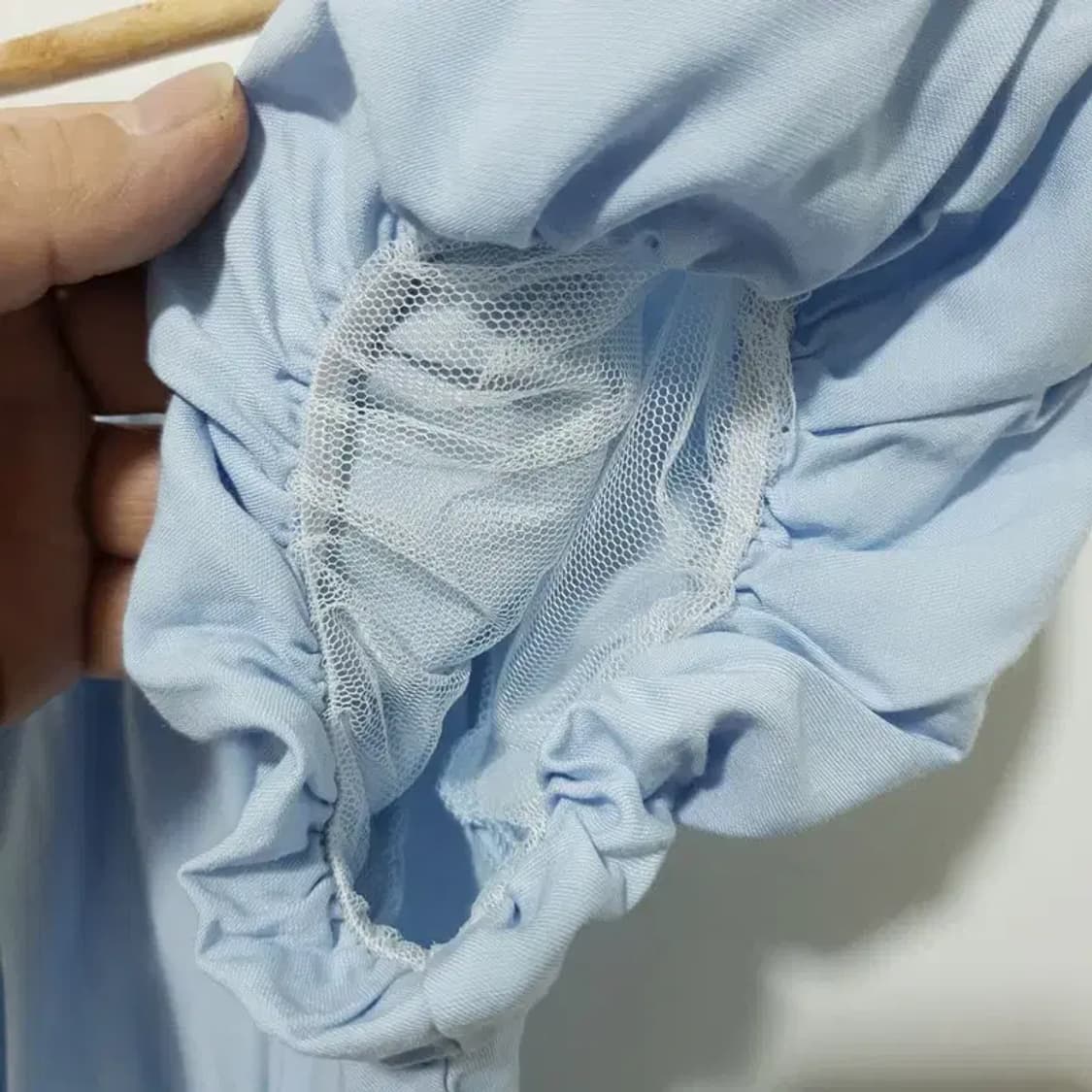 샵사이다 오프숄더 크롭 블라우스 S_S1418 상품이미지3