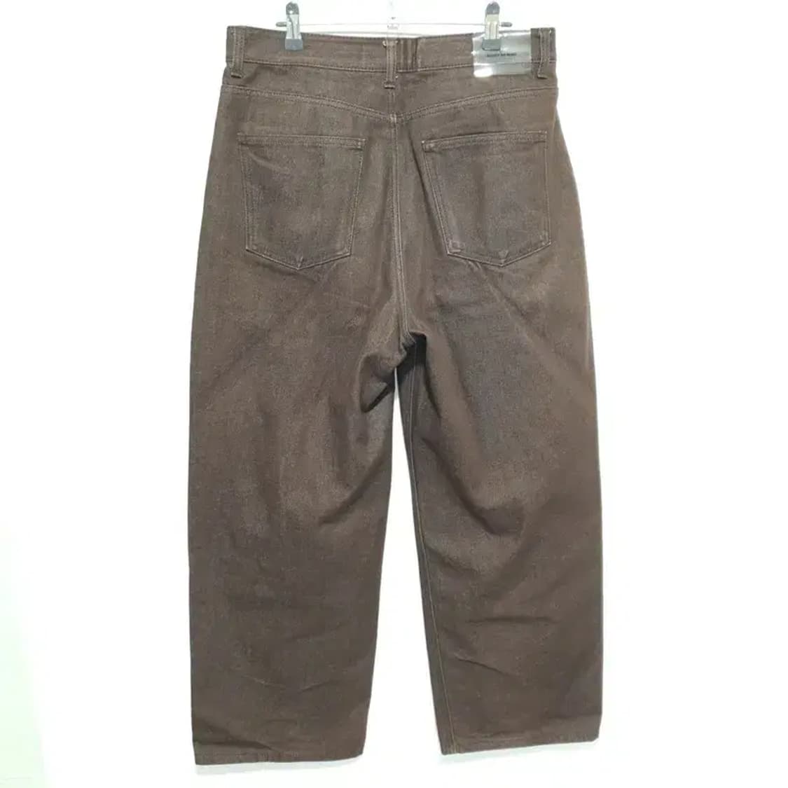 86로드 원턱 와이드 브라운 데님 팬츠 32_M1615 상품이미지4