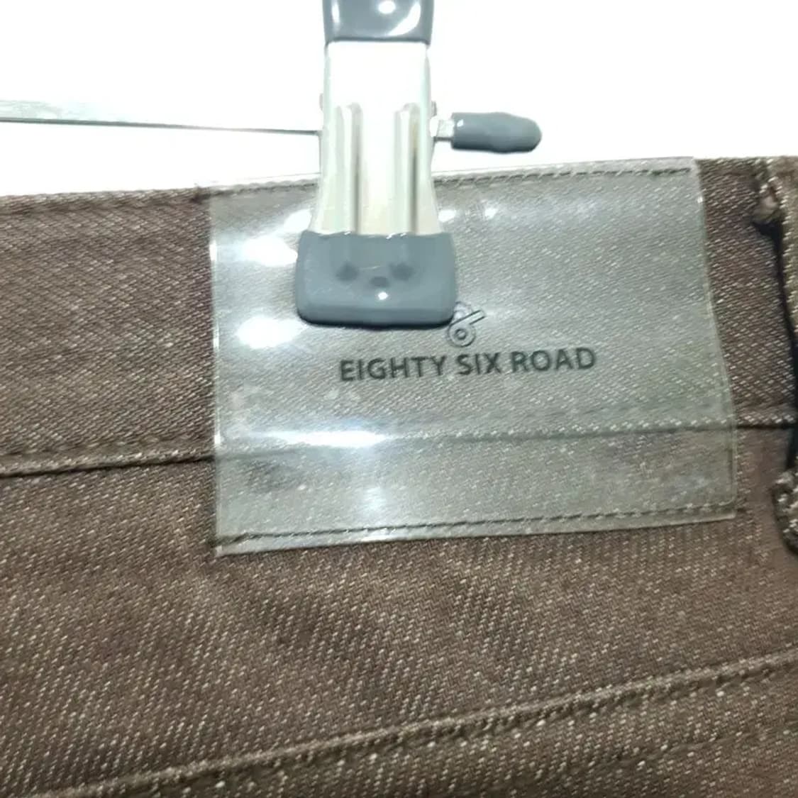 86로드 원턱 와이드 브라운 데님 팬츠 32_M1615 상품이미지5