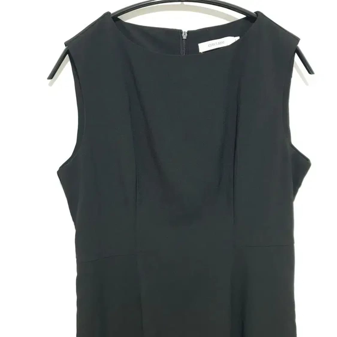 시크라인 슬리브리스 롱 원피스 L_S1419 상품이미지2