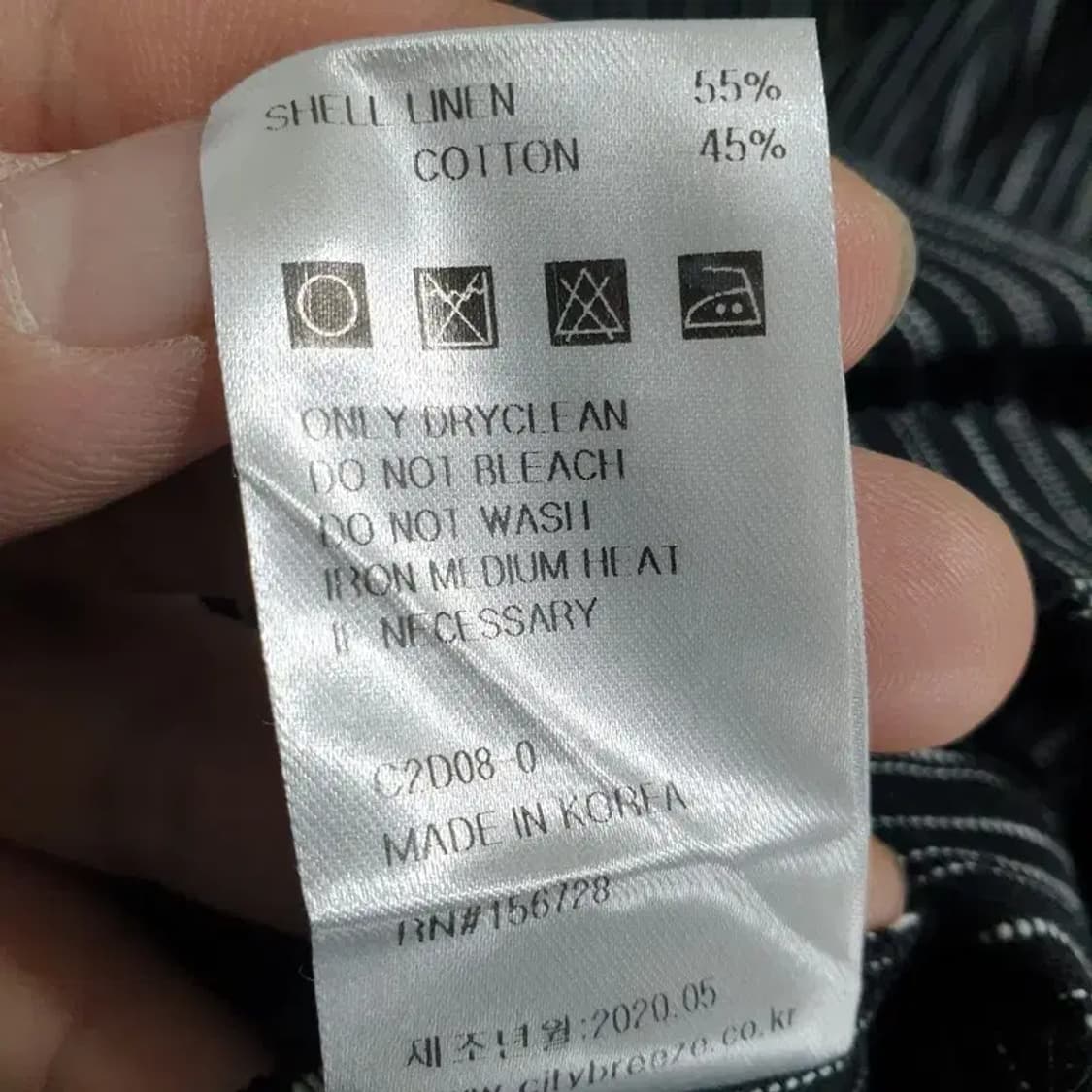 시티브리즈 린넨 스트라이프 원피스 F_S1420 상품이미지8