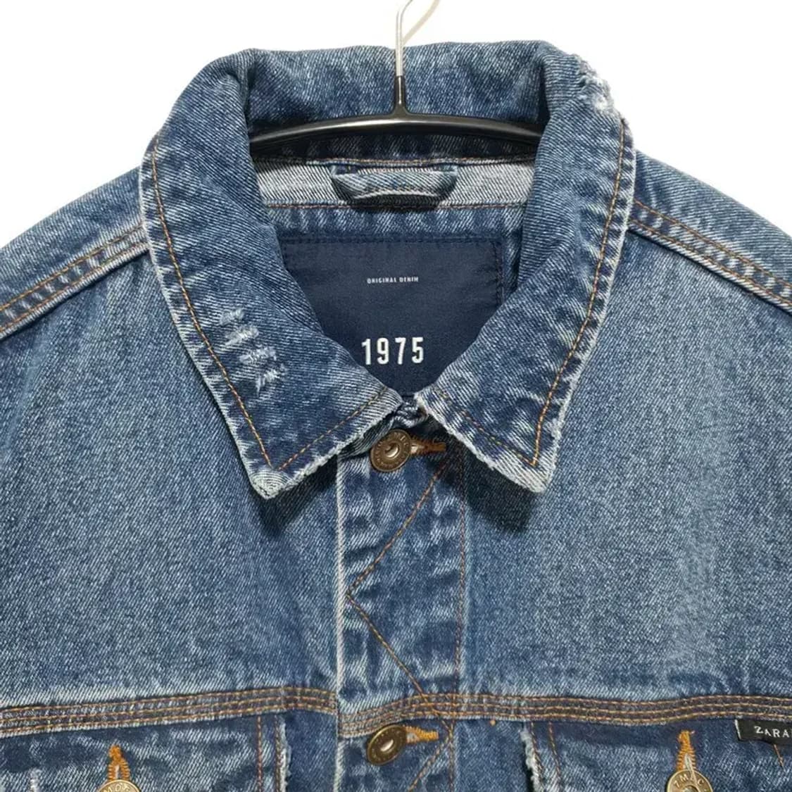 자라 맨 데님 트러커 자켓 M_M1618 상품이미지2