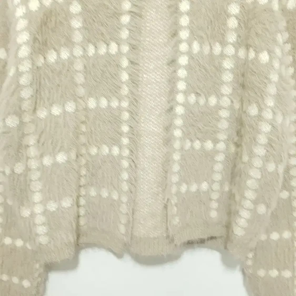 난닝구 도트 앙고라 가디건 F_M1626 상품이미지3