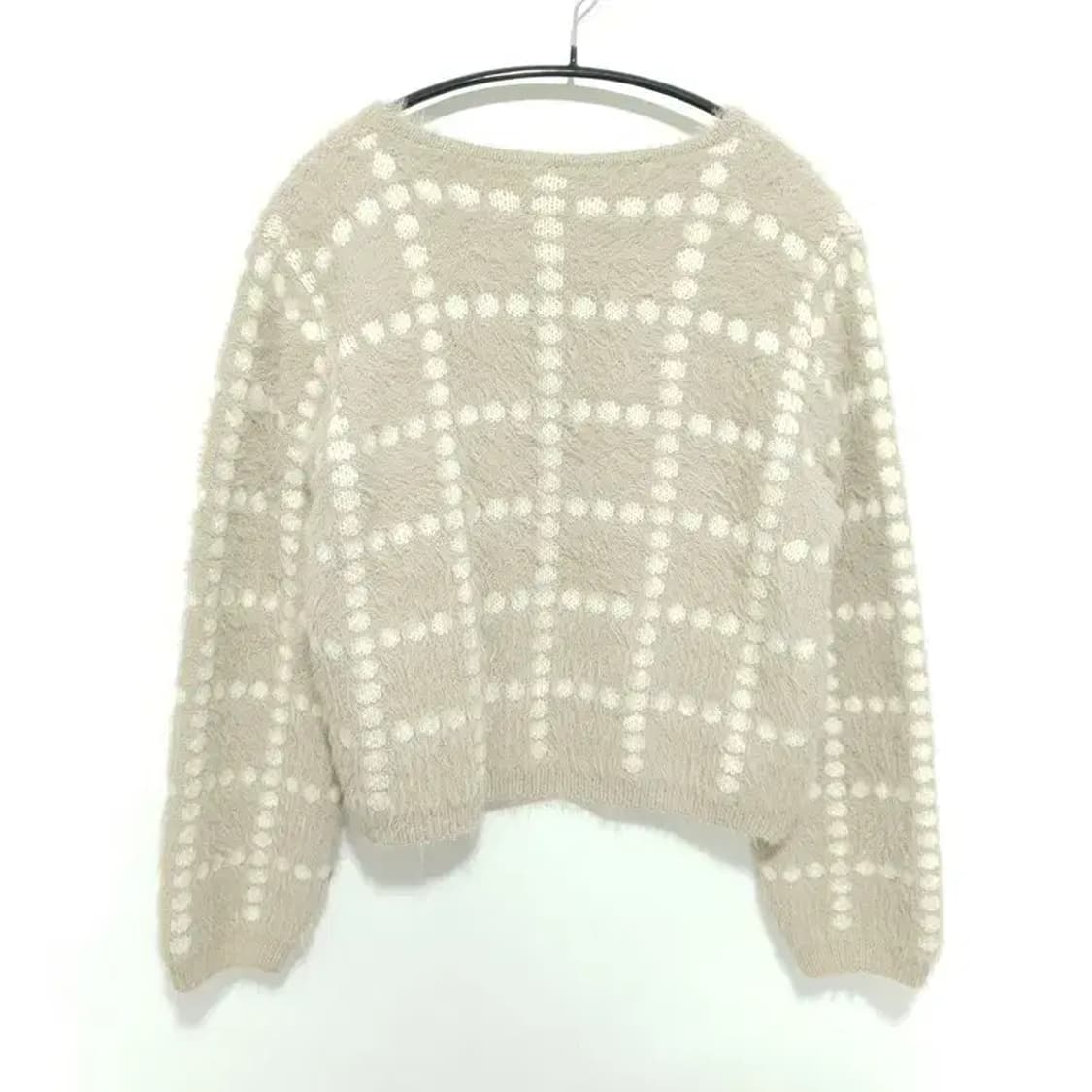 난닝구 도트 앙고라 가디건 F_M1626 상품이미지5