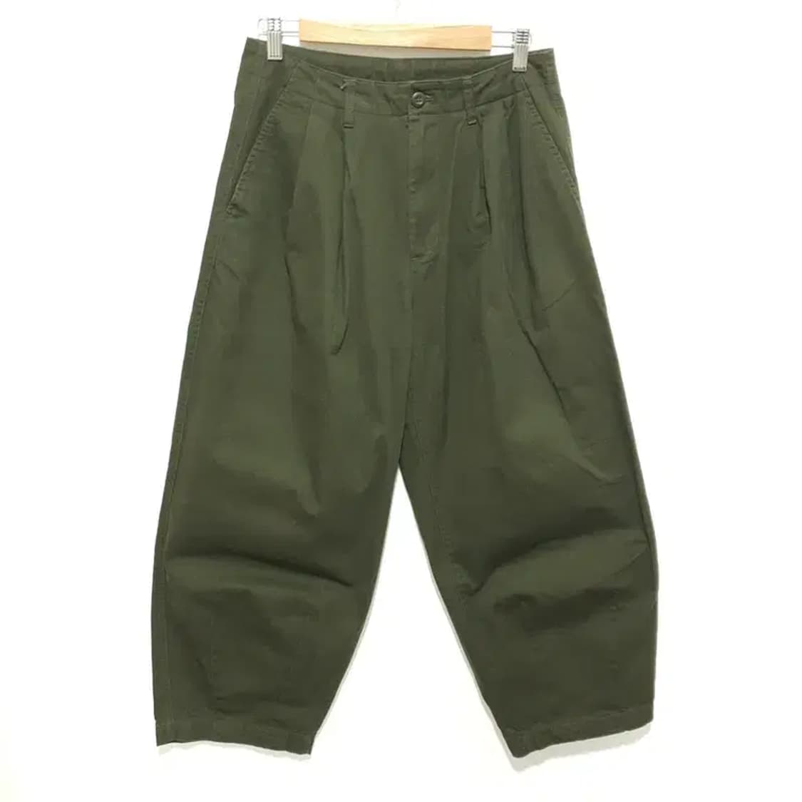 무탠다드 코튼 벌룬핏 투턱 팬츠 28_M1634 상품이미지1