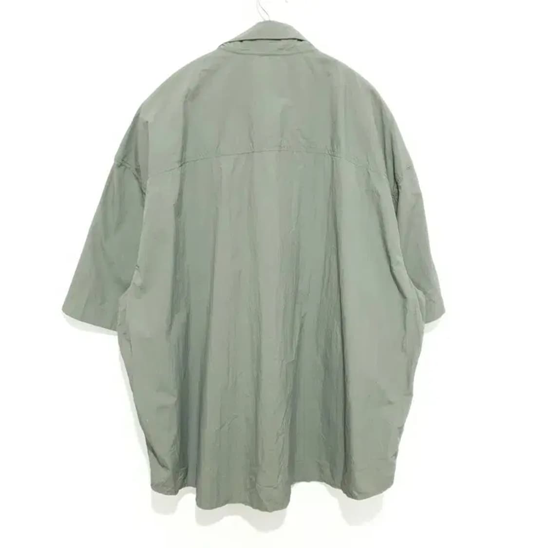 자라 맨 나일론 바스락 오버핏 반팔 셔츠 L_S1431 상품이미지4