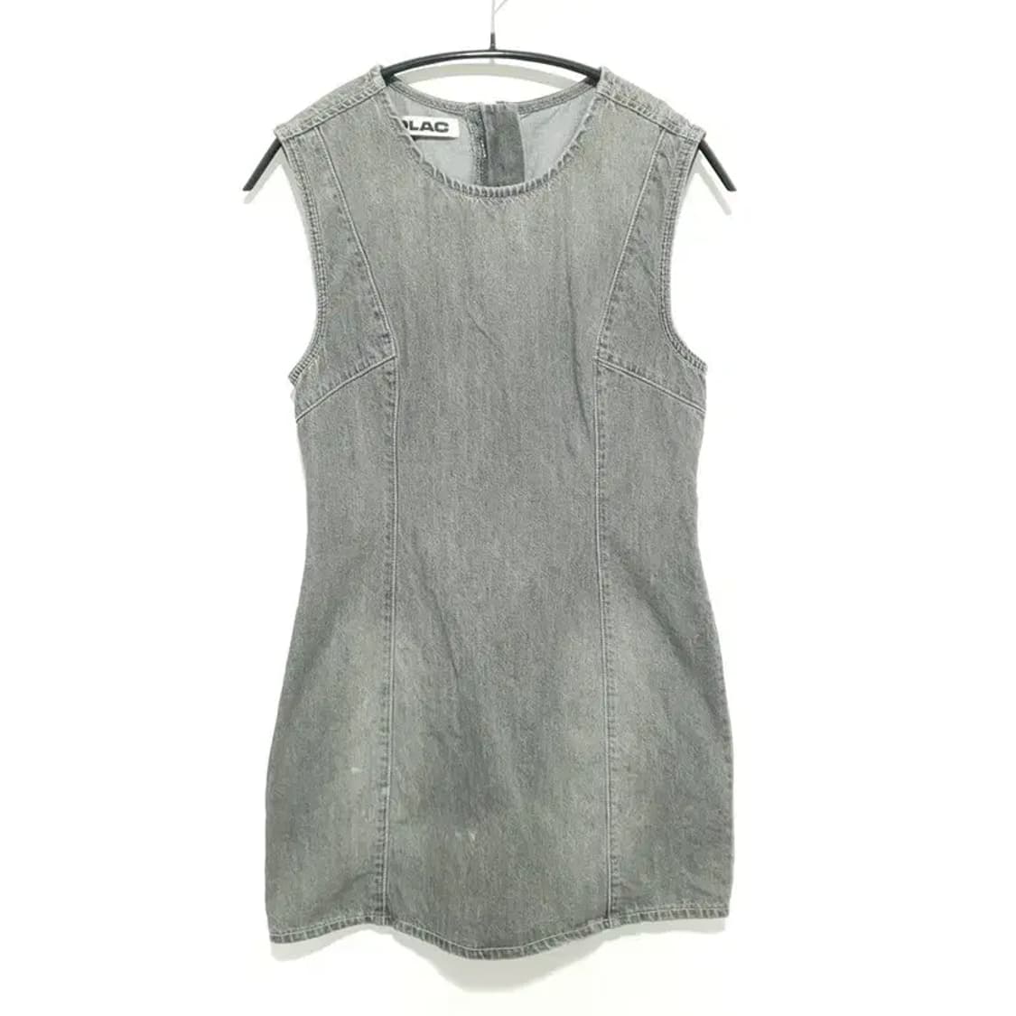 플랙 민소매 데님 원피스 M_S1434 상품이미지1