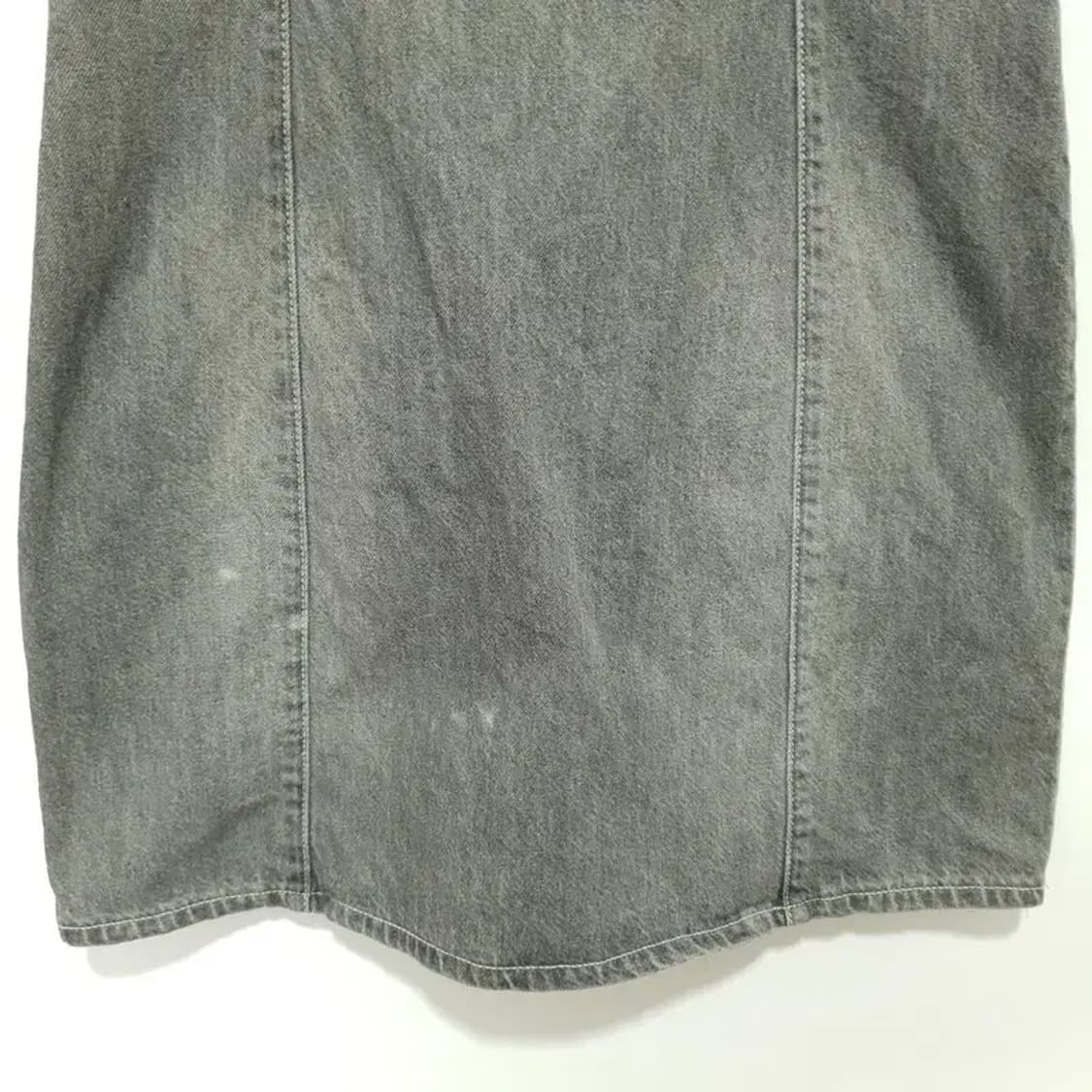 플랙 민소매 데님 원피스 M_S1434 상품이미지3