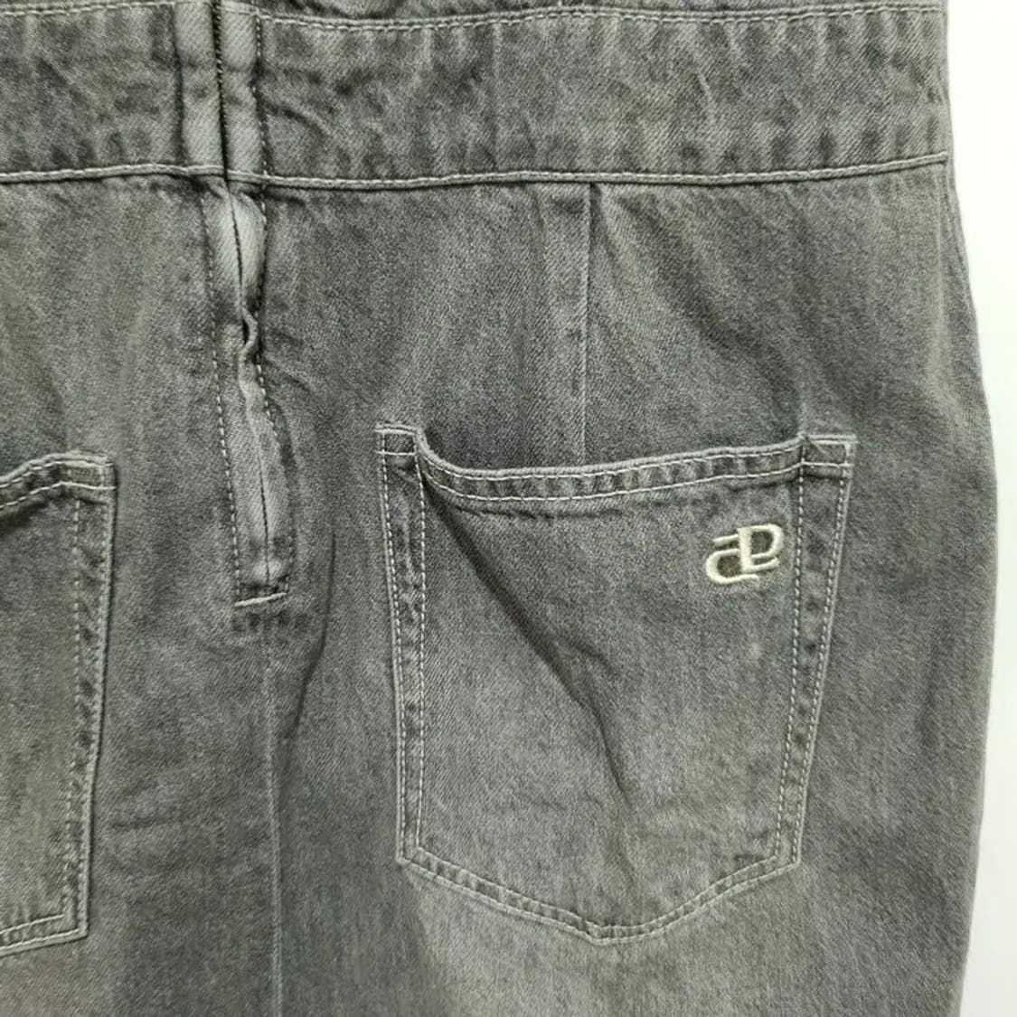 플랙 민소매 데님 원피스 M_S1434 상품이미지5