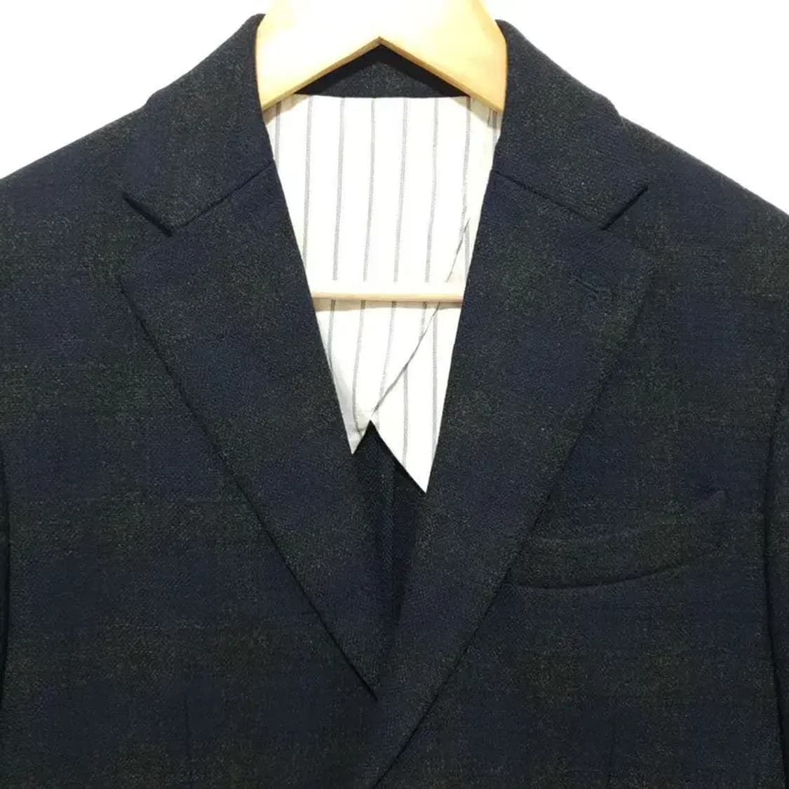 빈폴 울 블렌드 체크 모직 자켓 95_M1619 상품이미지2