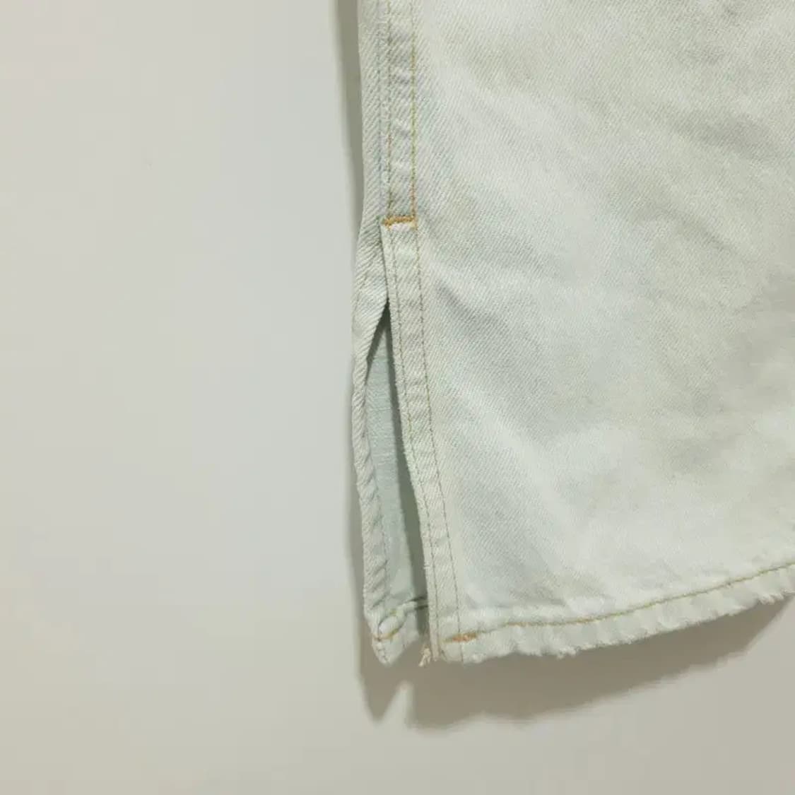 자라 여성 미드라이즈 스플릿 슬림 팬츠 EUR 38_M1638 상품이미지4