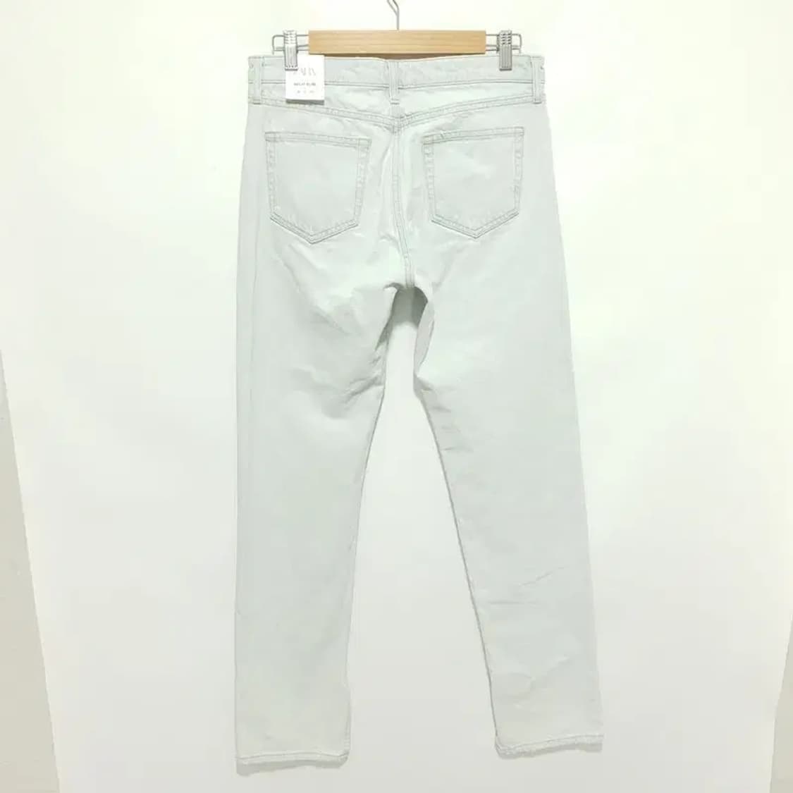 자라 여성 미드라이즈 스플릿 슬림 팬츠 EUR 38_M1638 상품이미지5