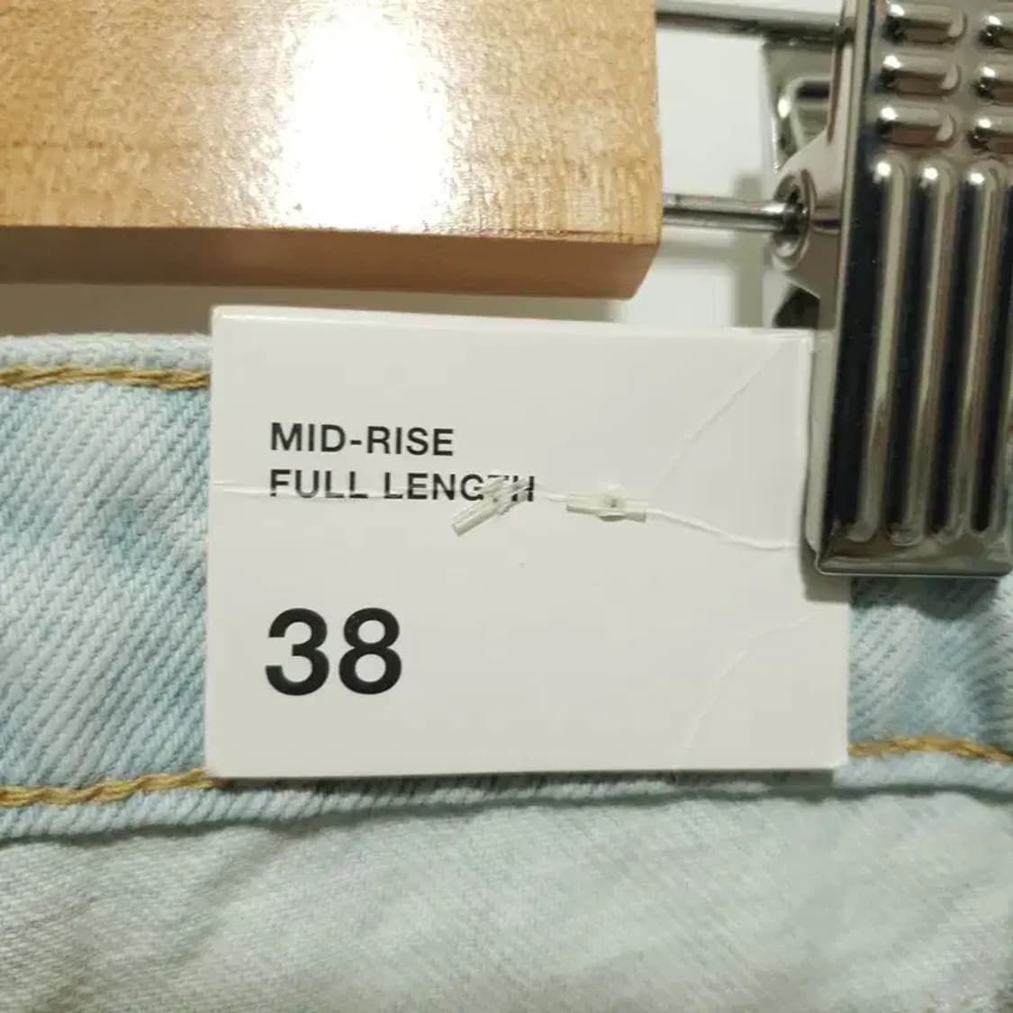 자라 여성 미드라이즈 스플릿 슬림 팬츠 EUR 38_M1638 상품이미지9