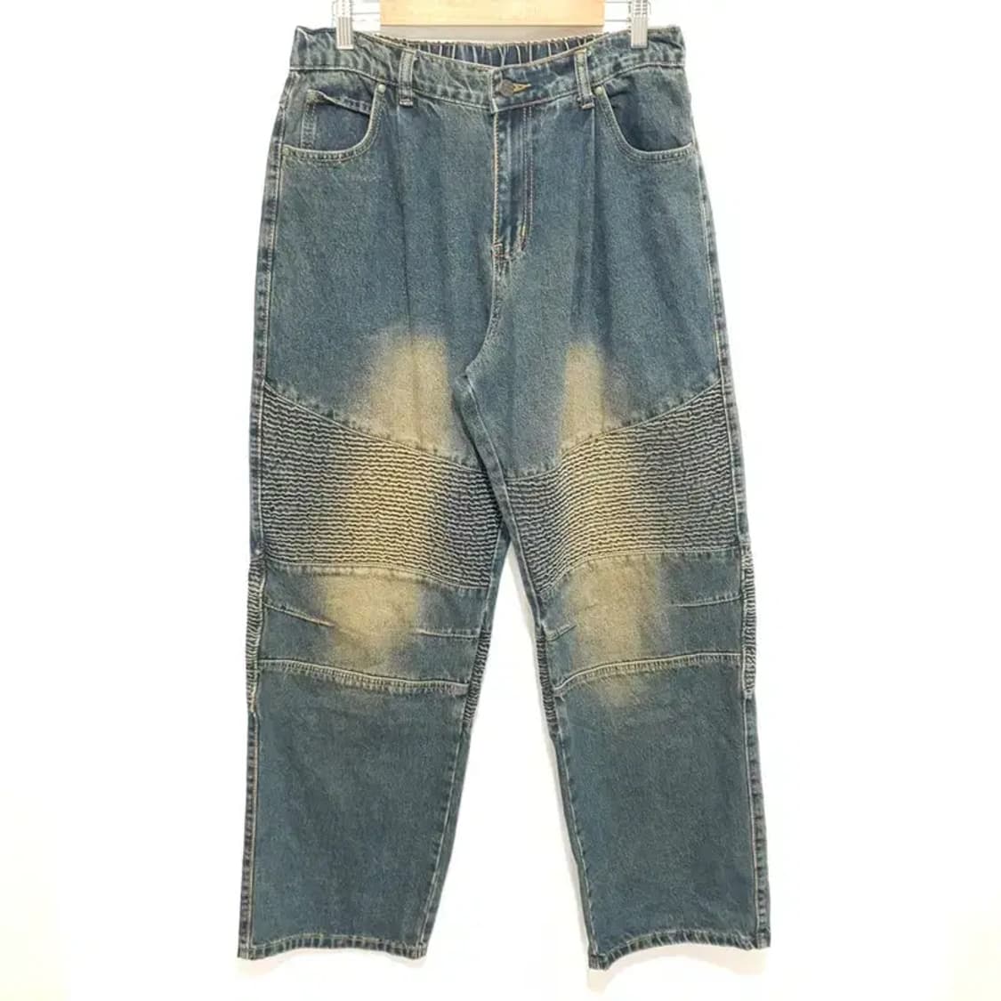 디미트리블랙 와이드 바이커 데님 팬츠 3_M1636 상품이미지1