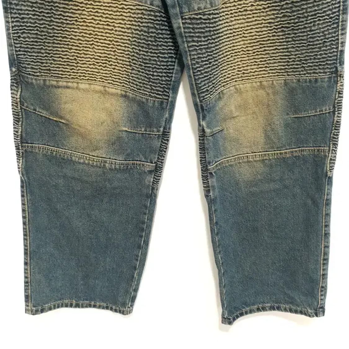 디미트리블랙 와이드 바이커 데님 팬츠 3_M1636 상품이미지3