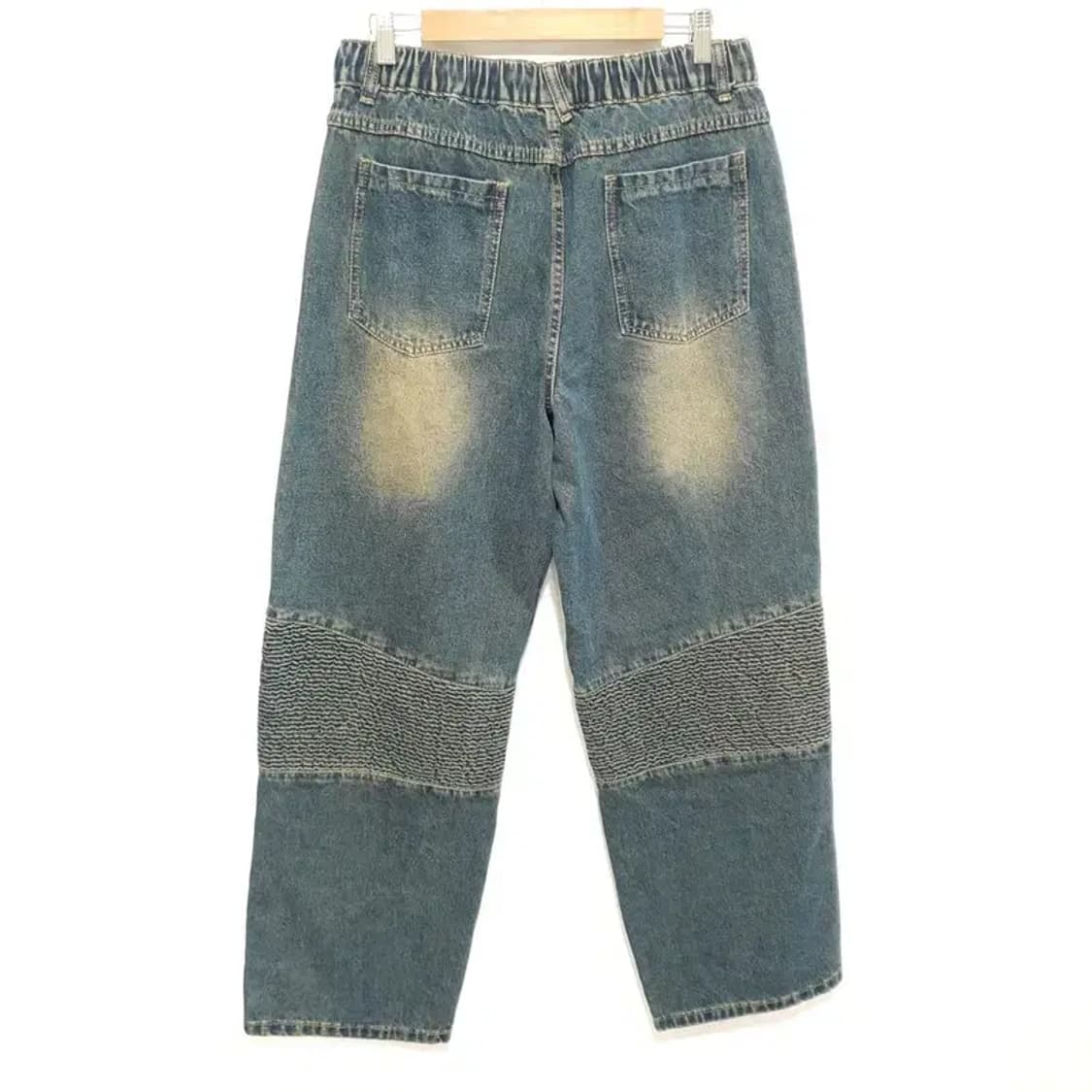 디미트리블랙 와이드 바이커 데님 팬츠 3_M1636 상품이미지4