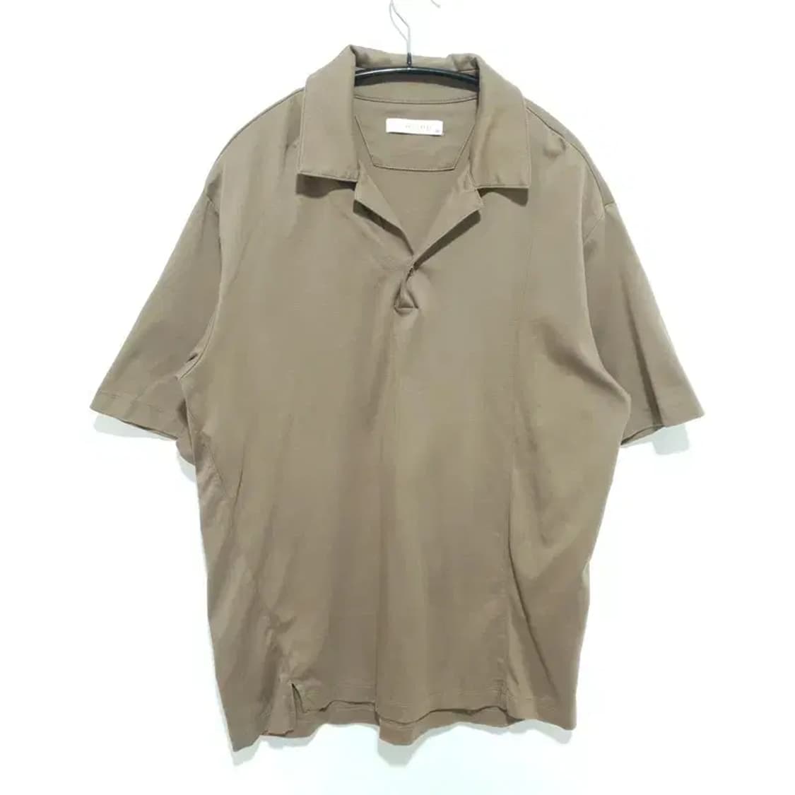 리버클래시 오픈카라 오버핏 반팔 100_S1430 상품이미지1