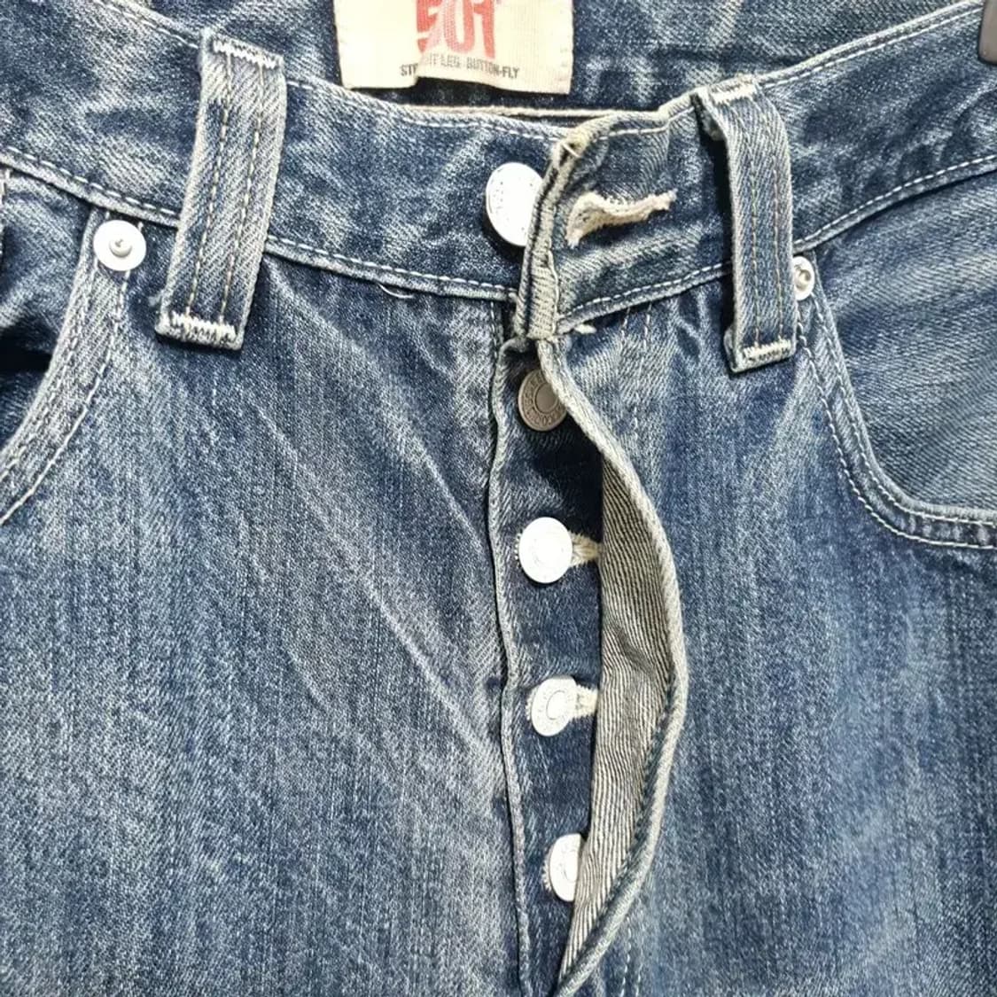 리바이스 501 데님 팬츠 32_M1640 상품이미지9