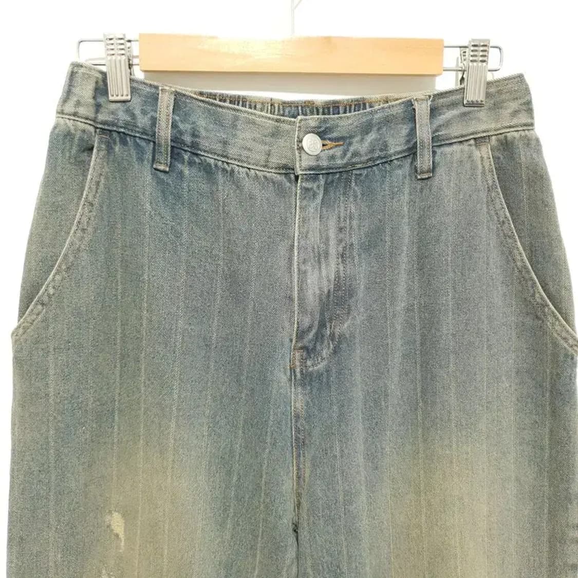 엑스톤즈 시카고 스트라이프 워싱 데님 팬츠 S_M1642 상품이미지2