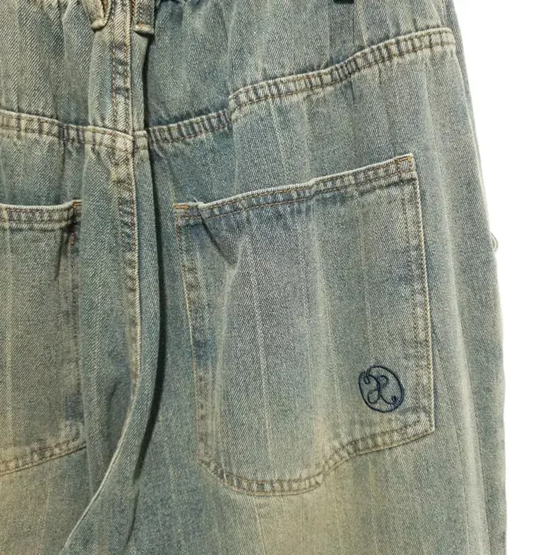 엑스톤즈 시카고 스트라이프 워싱 데님 팬츠 S_M1642 상품이미지5