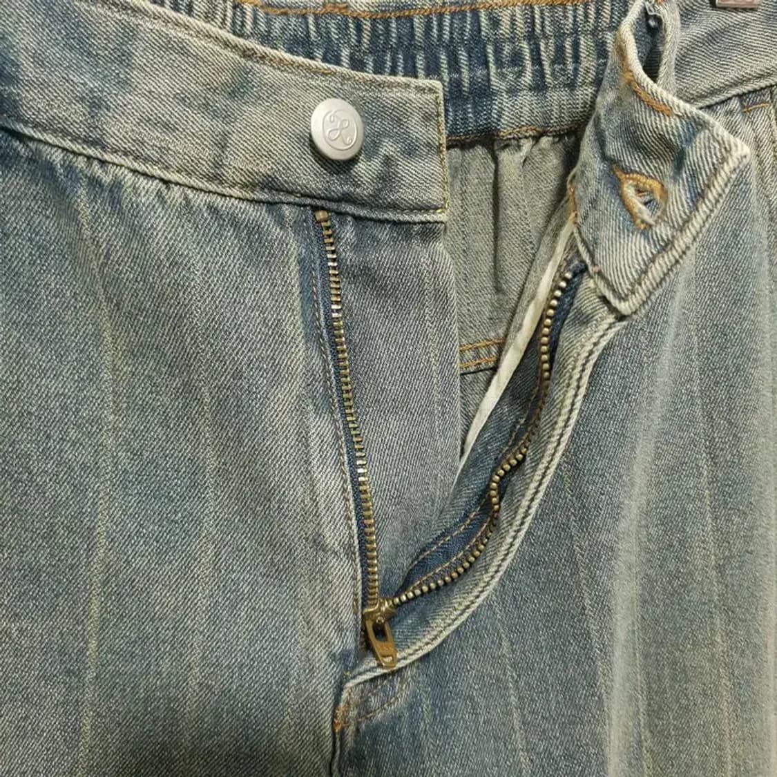 엑스톤즈 시카고 스트라이프 워싱 데님 팬츠 S_M1642 상품이미지6