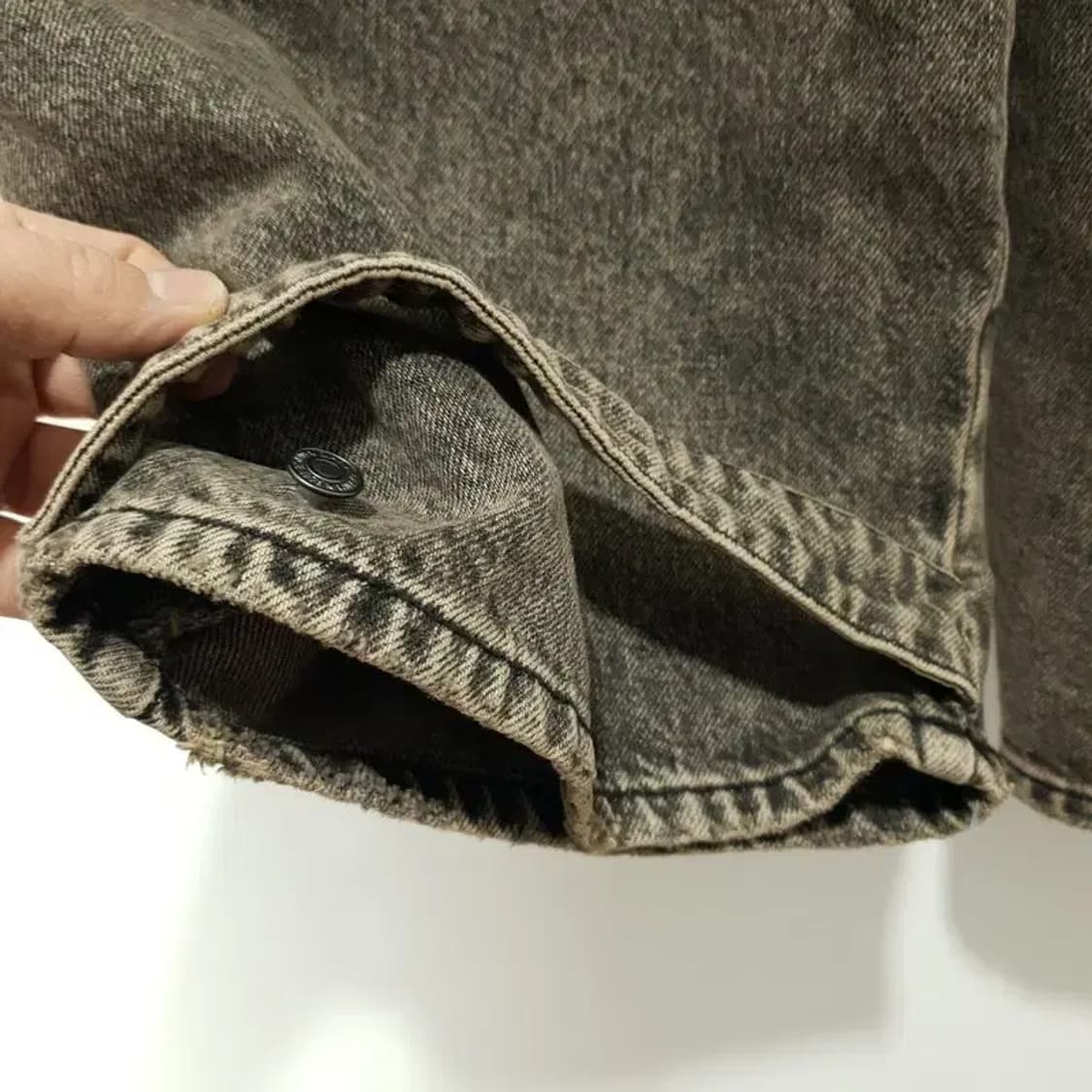 자라 유틸리티 카고 진 블랙 EUR 40_M1645 상품이미지5