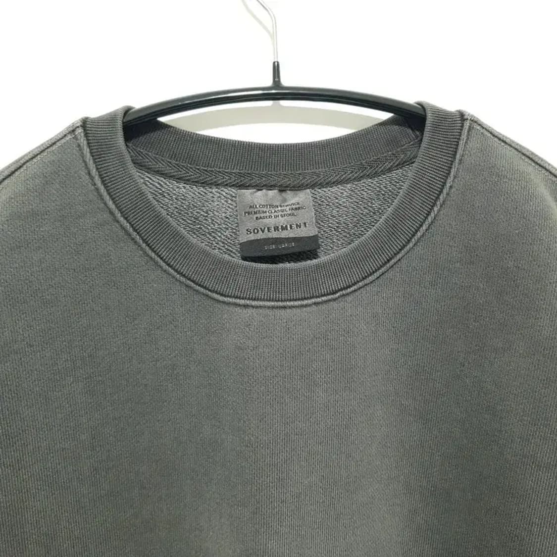 소버먼트 피그먼트 맨투맨 L_M1659 상품이미지2