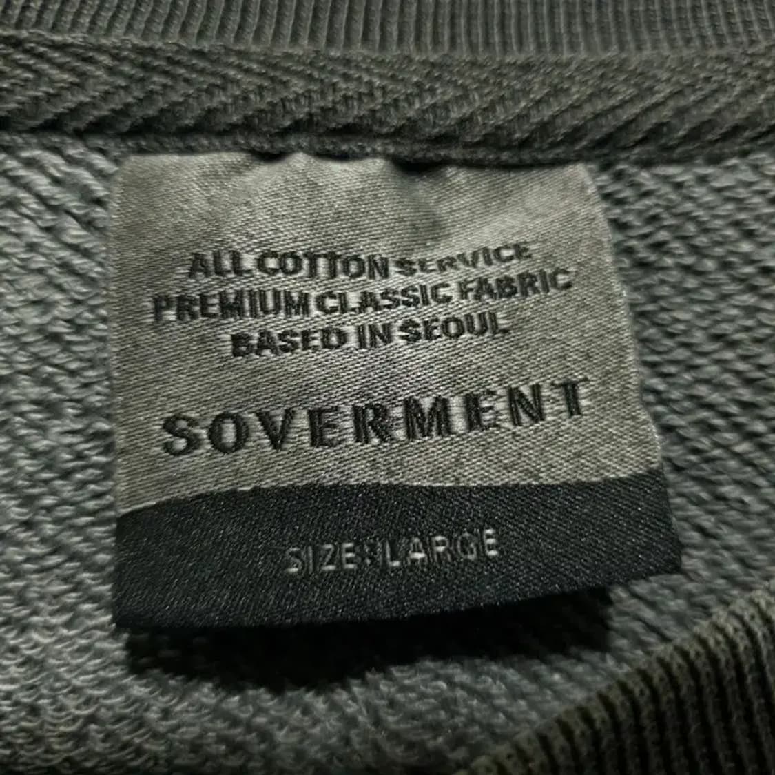 소버먼트 피그먼트 맨투맨 L_M1659 상품이미지5