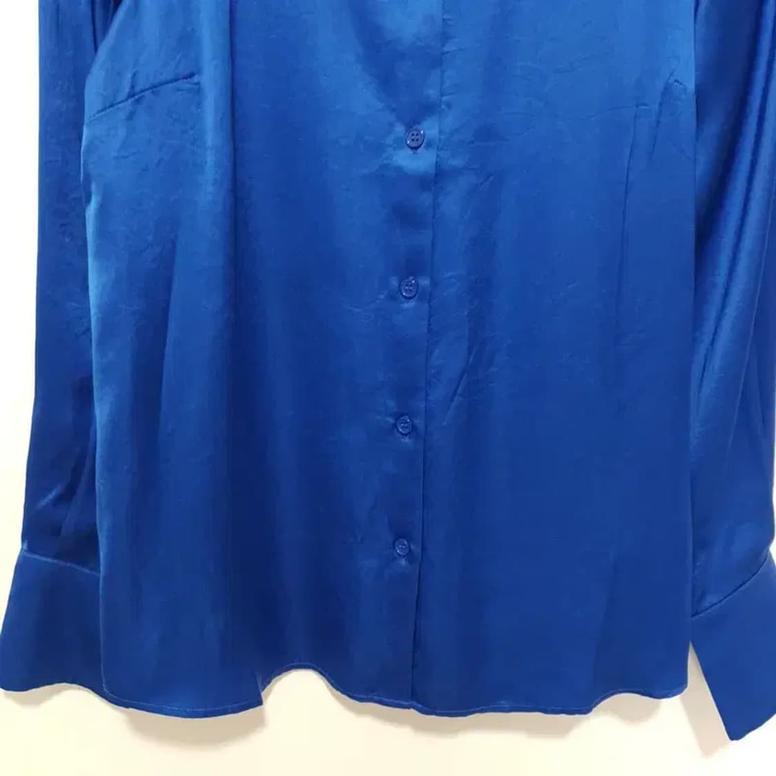 앤아더스토리즈 실크 혼방 새틴 블라우스 EUR 34_M1667 상품이미지3