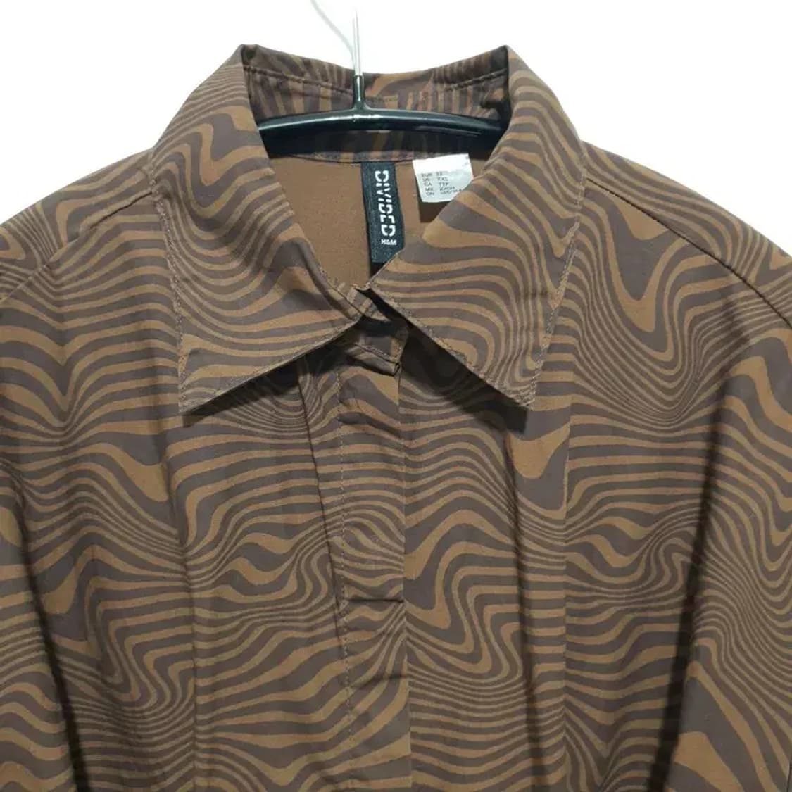 H&M 패턴 코르셋 셔츠 원피스 XXS_M1670 상품이미지2